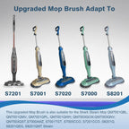 2 Pack Upgraded Mop Pad Replacement Brush Heads Compatible with Shark S8201 S7001 S7201 S7000 S7001 S7005 S7020 Steam Mop Pads, Professional Cleaning and Polishing, for Deep Cleaning Hard Floors