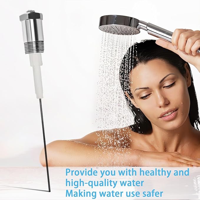 Powered Anode Rod for Water Heater Gallon Tank, Electrical Anode Rod, Eliminates Rotten Egg Smell (10-59 gallon tank)