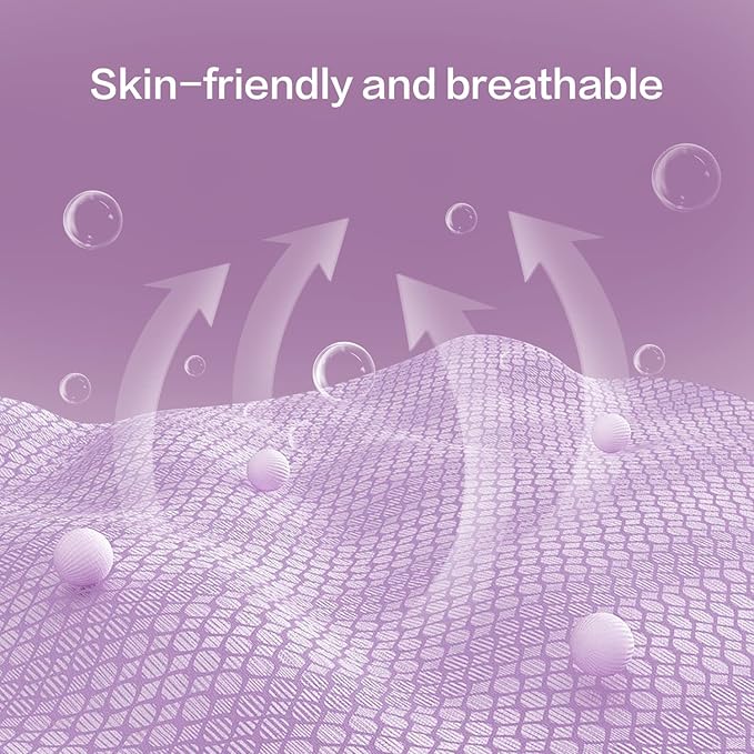 Miuphro KN95 Face Mask 50 Pack, Disposable Respirator Masks, 5 Layer Design Safety Mask for Protection, Ideal for Men and Women (Purple)