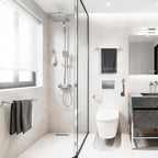 TURS Brushed Nickel 10 Pieces Bathroom Hardware Set, SUS304 Stainless Steel 24 Inch Bath Towel Bar Set, Round Bathroom Accessories Kit Wall Mounted