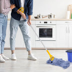 3 Pack Heavy Mop Replace Head,Wet Commercial Industrial Grade Blue Cotton Ring-Shaped Wet Use Mop Replaement Head-Reusable Mop Head Refills,Heavy Duty Industrial Mop Head Replacement