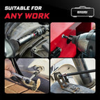 39Pcs Tools Set Packaged with Heavy-duty Tool Box, Include Screwdriver Bits,Bit Holder, Mini Ratchcting Wrech, Step Drill, Bit Holder, plier and Ratchets Screwdriver for Home Repairs DIY