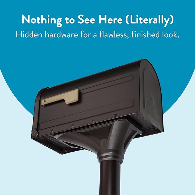 Architectural Mailboxes 7980RZ Roxbury Kit Mailbox, Rubbed Bronze