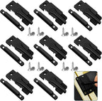 Sliding Window Sash Locks Black ZUONAI 8 Pack Cam Sash Locks for Double Hung Window Latch Lock Security Vinyl Window Sash Lock and Keeper Replacement for Vertical and Horizontal Sliding Windows