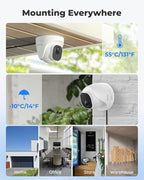 REOLINK Smart 5MP 8CH Home Security Camera System, 4pcs Wired PoE IP Cameras Outdoor with Person/Pet/Vehicle Detection, 4K 8CH NVR with 2TB HDD for 24-7 Recording, RLK8-520D4-5MP