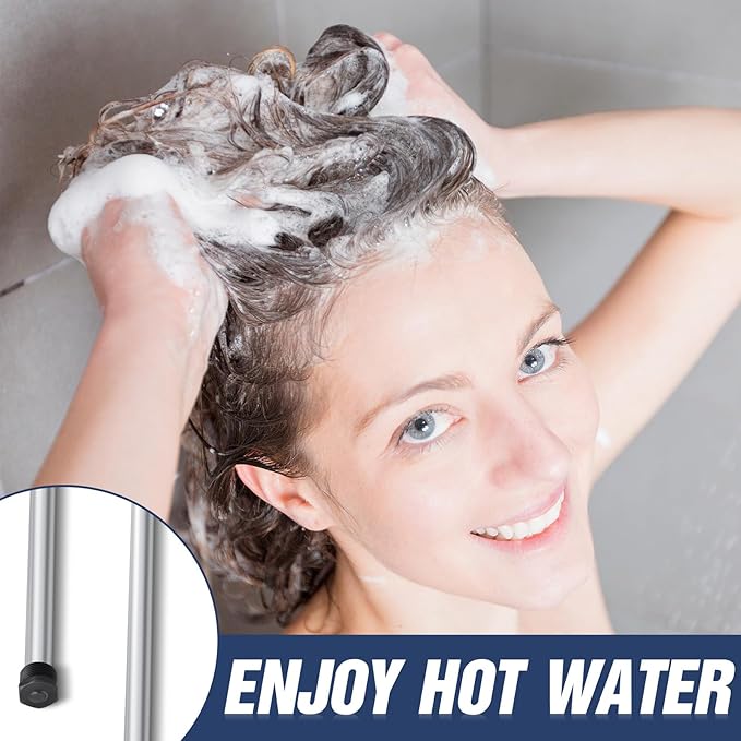 Tandefio 1 Pcs Anode Rod for Hot Water Heater Aluminum Zinc Compatible with Rheemm A. O. Smith, Replacement NPT Hot Water Tank Anode Rod, Corrosion Protect, Rotten Egg Smell(3/4 Npt X 44 Inches,)