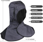 Welding Hood, Light Weight Heat & Abrasion Resistant Head Protector with Neck-Shoulder Drape, Essential Welding Helmet Cape for Men & Women