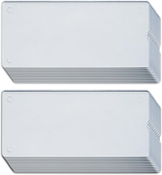 BLUE GINKGO 20 Dividers - Compatible with Small 20-Drawer Storage Cabinet (20-Pack) - Clear