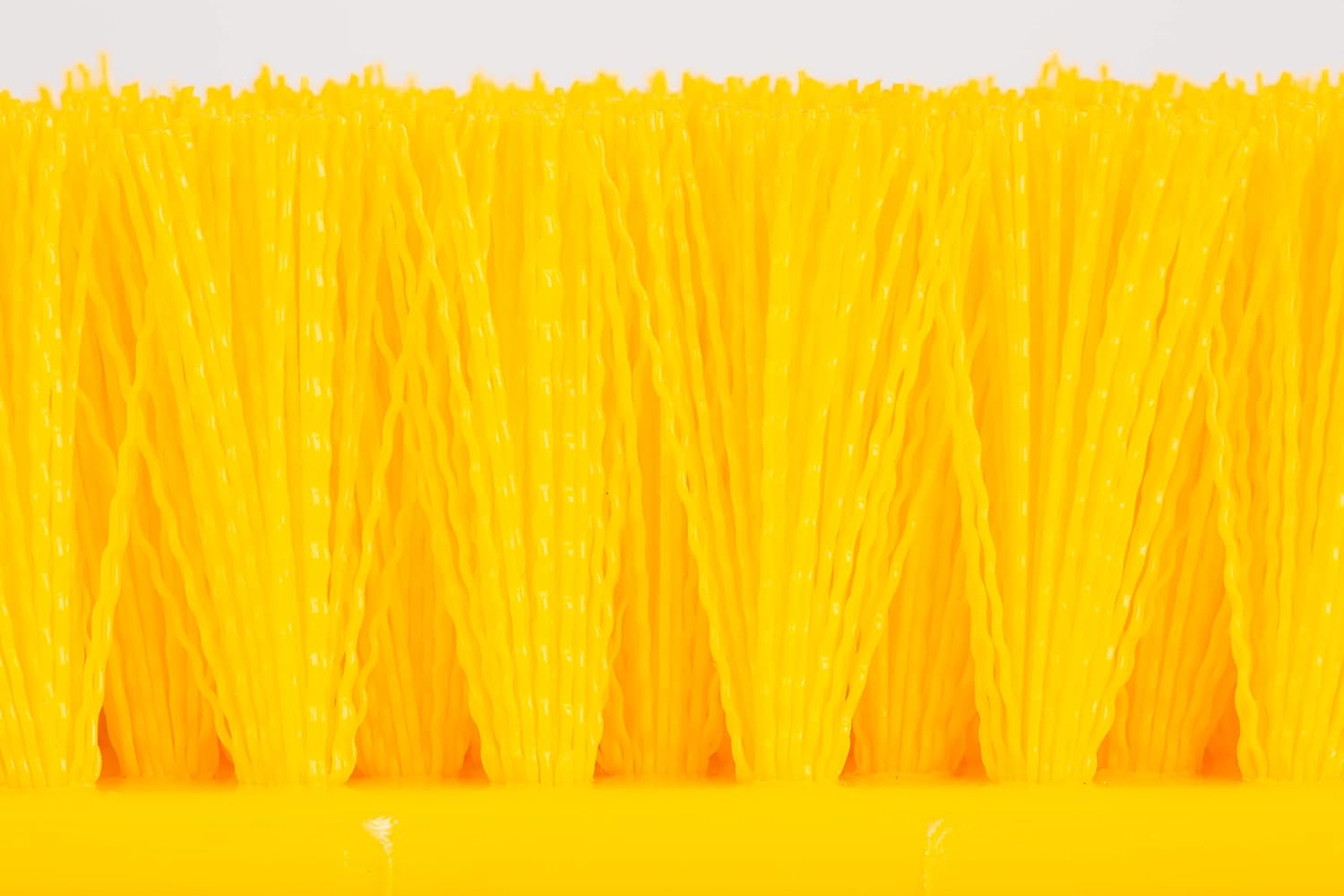 SPARTA Multi-Level Tile Scrub Brush 12" Wide Brush Head, Heavy-Duty Tile Cleaning Brush with End Bristles for Commercial Tiles, Tubs and Floor, Plastic, 12 Inches, Yellow