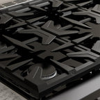 Empava 36 Inch Professional Gas Range with Convection Oven, 6 Sealed Burners (103,000 BTU Total), Wok Burner, Telescopic Racks, Porcelain Cooktop, Stainless Steel Stove, ETL Certified