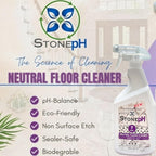 Natural Stone Cleaner - Limestone, Slate & Travertine Cleaner - Natural Stone Shower Cleaner For Marble - Concentrated PH Neutral Floor Cleaner Lavender (25 Fl. Oz)