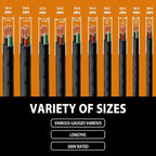 150ft 14/4 14 AWG Portable Power Cable (4 Conductor) - SJOOW 300V 14 Gauge Electric Wire for Motor Leads, Portable Lights, Battery Chargers and Machinery - 4 Conductor - 150 Feet Electrical Cord