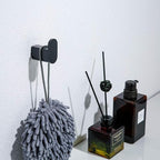 RANDOM 5 Piece Bathroom Hardware Set Matte Black Towel Bar Set Include 9.8/23.6 Inch Towel Bar Toilet Paper Holder and 2 Towel Hooks Stainless Steel Bathroom Decor Wall Mount Bathroom Accessories Kit.