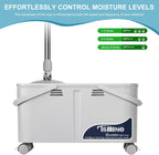 Gen 1 2025 Compact Upgrade Mop Bucket Separate Dirty Water, Hands-Free Floor Cleaning Set with 360° Wheels, Wet Dry Mop for Hardwood, Tile & Laminate Floors, 61" Handle & 6 Mop Heads - Grey