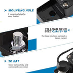 GLOSO Circuit Breaker E9A Waterproof Breaker Auto Reset (T1) 100A Side by Side Stud IP67 Marine Hi-Amp (100A)