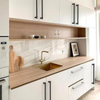 10 Pack Matte Black Cabinet Pulls 10 Inch(254mm) Kitchen Cabinet Handles Cabinet Hardware for Drawer Pulls