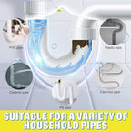 Pipeline Dredging Agent, 350ml Drain Cleaner, Powerful Sink & Toilet Clog Remover for Kitchen & BathroomCleaning, 1PCS (8 Fl Oz (Pack of 1), Lavender)