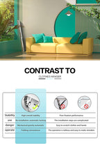 Clothes Drying Racks Outdoor, 64 Inches Updated Version,Stainless Steel Laundry Drying Rack for Indoor Outdoor and The Balcony,Length Adjustable Saves Space,with Windproof Hooks(64)