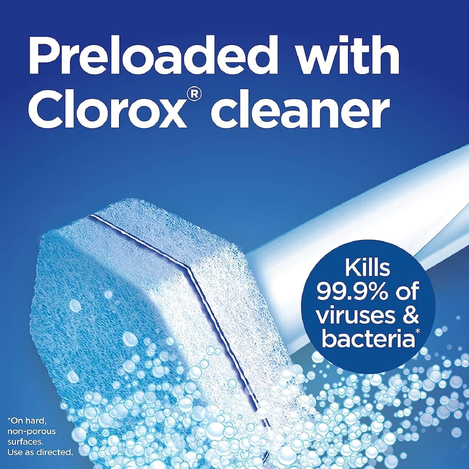 Clorox ToiletWand Toilet Cleaner Refills, Toilet brush, Rainforest Rush, 30 Ct