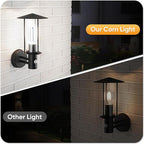 2 Pack 120W Corn LED Light Bulb Fanless,5000K Daylight(1200 Watt Equivalent) E26/E39 Large Mogul Base LED Cob Lamp 15,800LM for Outdoor Indoor Garage Warehouse Factory Workshop Street Backyard