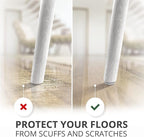 Felt Furniture Pads X-PROTECTOR 133 PCS - Premium Furniture Pads for Hardwood Floors - White Felt Pads for Furniture Feet - The Best Chair Leg Floor Protectors - Protect Your Hard Floors!