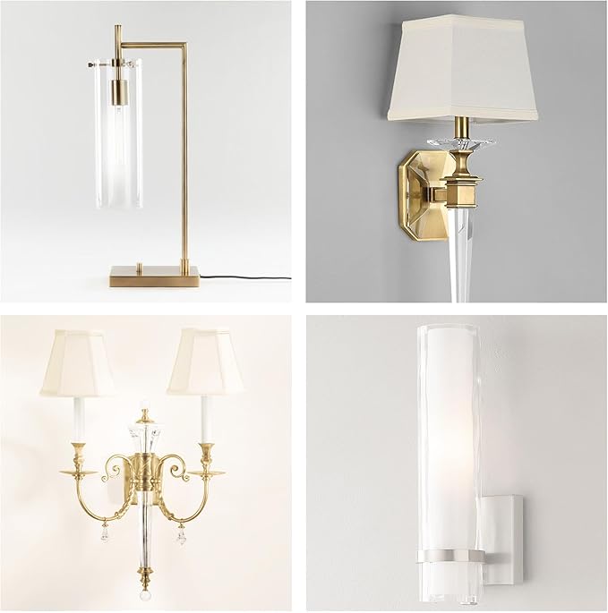 5 Inch Edison Bulb, 5000K Daylight White E26 Led Bulb 6W Dimmable, 800LM T10 T9 Bulb Clear Glass Tubular Light Bulbs, AC 120V Equal 80 Watt Bulbs for Chandelier Pendant Wall Light - 6Pack