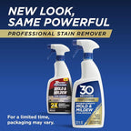 30 SECONDS Pro Mold and Mildew Stain Remover | Scrub Free | Brighter Results Instantly | Ready To Use | 32 Fl. Oz.