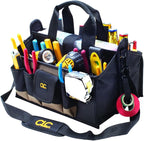 CLC Custom LeatherCraft 1529 16 In. Center Tray Tool Bag, 16 Pocket
