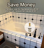 RP25513 Faucet Stem Assembly Replacement Kit, Compatible with Delta Handle Faucet Repair Kit with RP24096 Cartridge, RP4993 Seat and Spring, RP24097 Turn stop1/4, 2-piece set