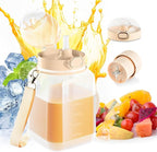 Portable Blender,FOUSIUTIM Personal Blenders for Shakes and Smoothies with34oz Cup, Lid and Shoulder Strap, Type-C USB Rechargeable, Personal Size Blenders BPA-free for Home，Gym/Travel