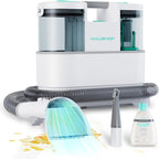 HAUSHOF Portable Carpet Spot and Upholstery Cleaner, 12Kpa Lightweight Deep Couch Cleaner Machine Powerful Suction for Pet Stains, Couch, Rug, Car Seats, Narrow Spaces, Spot & Stain Cleaner Included