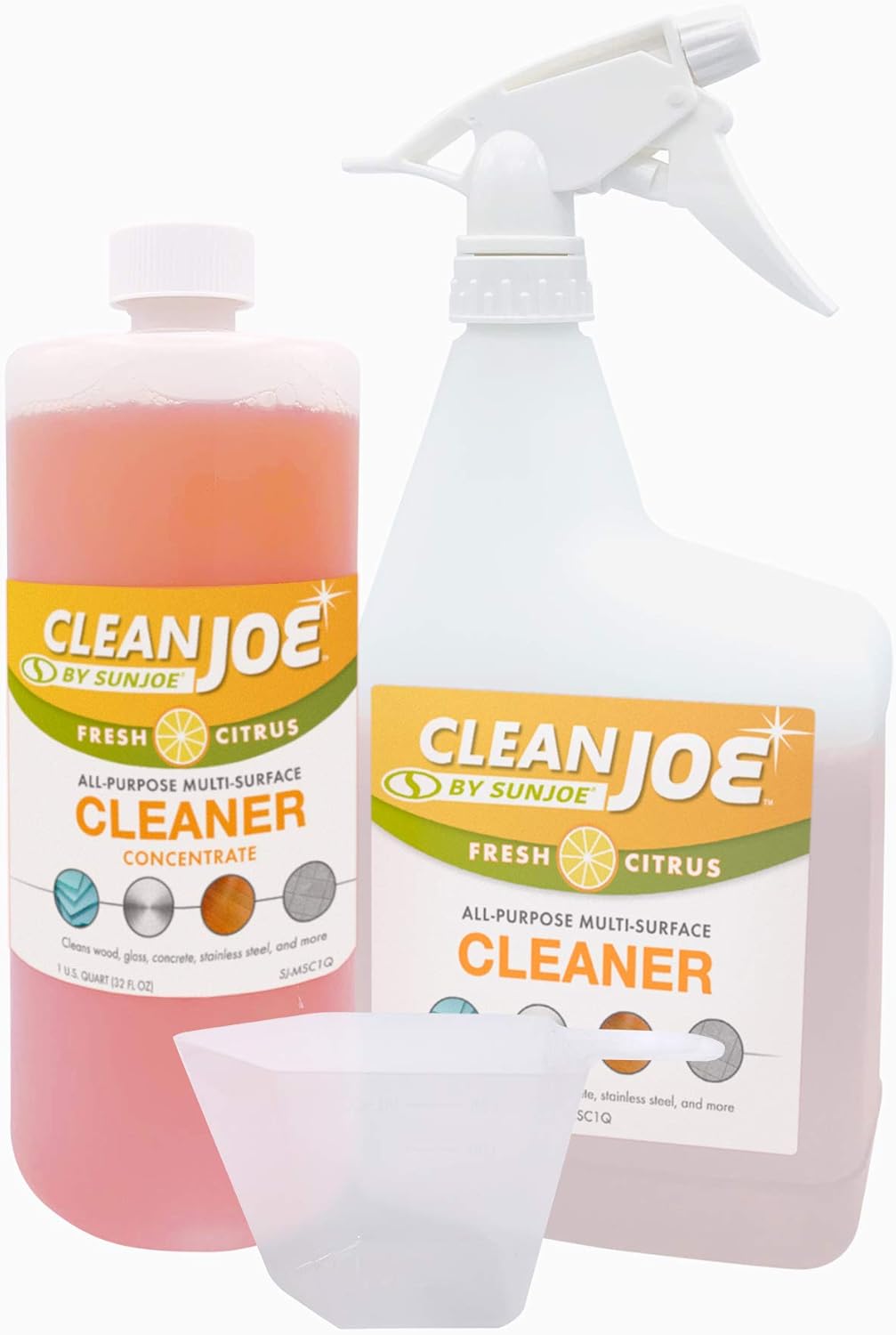 Sun Joe SJ-MSC1Q 32-oz Concentrate Multi-Surface Cleaner with Spray Bottle and Measuring Cup