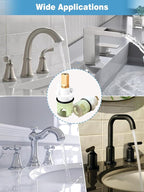 RP25513 Faucet Stem Repair Kit 2-Pack, with RP24096 Cartridge & RP4993 Seats Springs, for Delta 2-Handle Tub Shower Sink Faucet Replacement