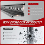 48" W Garage Shelving Heavy Duty,5-Tier Storage Shelves,3030LBS Adjustable Metal Shelving Units for Basement, Kitchen,Commercial,Warehouse,Pantry, 48" W x 72" H x 24" D