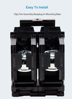 70 amp 2 Pole Breaker Plug-in Mount Type THQL Feeder Molded Case Circuit Breaker 120/240V AC, Compatible with GE Thick Series and Q-Line Series Load Centers