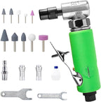 Air Right Angle die Grinder，1/4'' Angle Die Grinder，22000 RPM ， Pneumatic 90 Degree Die Grinder with 1/4" and 1/8" Collets for Grinding, Polishing, Cutting and More