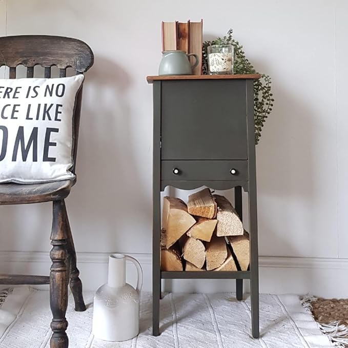 Dixie Belle Paint Company Chalk Finish Furniture Paint - Collard Greens (1 Gallon - 128oz) - Matte Deep Green Chic Chalk Mineral DIY Furniture Paint