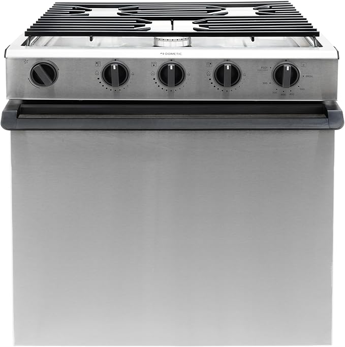Dometic 960005522 (50447) Range/Oven 21" 3 Burner S.S.