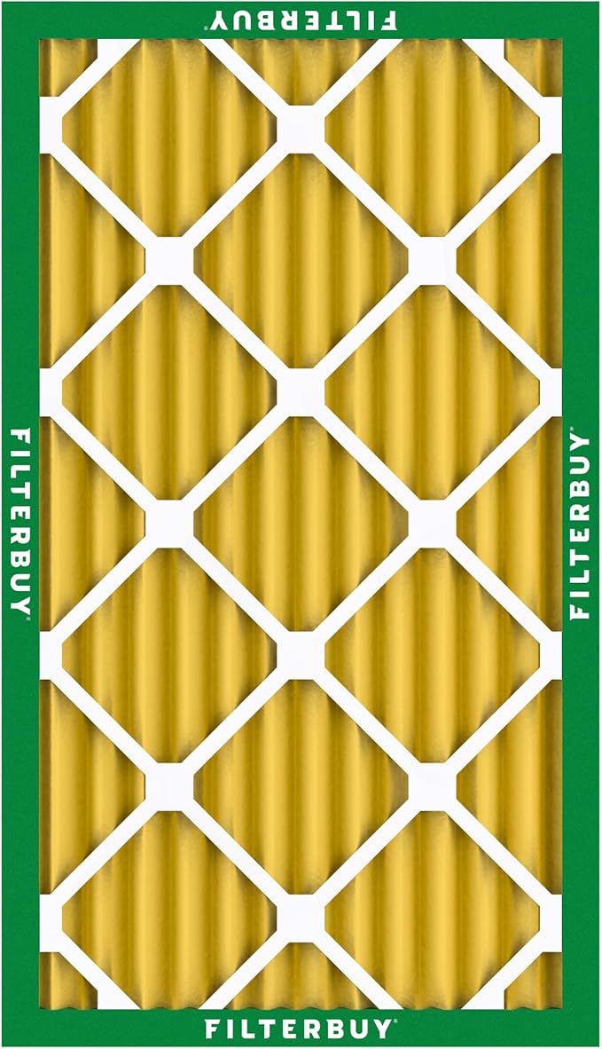 Filterbuy 12x24x2 Air Filter MERV 11 (MPR 1200) Allergen Defense Replacement (4-Pack), Electrostatic Pleated HVAC AC Furnace Filters, Made in USA (Actual Size: 11.38 x 23.38 x 1.75)