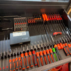 ToolBox Widget - Modular Screwdriver Organizers for Tool Box | Magnetic Screwdriver Holder | Tool Storage Organizer for Professional & DIY Mechanics | Organize Tools for Fast Accountability | 4 Pack