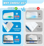 Toilet Cleaner Refill Pads 48ct Disposable Scrubber Refill Fresh Bowl Pads for Bathroom, Lemon Scent