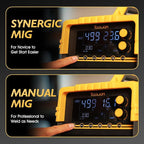 TOOLIOM MIG/TIG/CUT/Stick Welder 5 in 1 Multiprocess Welding Machine 110/220V Dual Voltage Aluminum Welding Machine Spool Gun Compatible