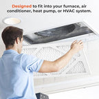 Tiger Tough 20x20x1 MERV 8 MPR 600-800 Air Filter, High-Performance AC Furnace & HVAC Filter, 12-Pack