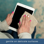 S&T INC. 50 Pack Microfiber Cleaning Cloth, Bulk Towels for Home, Reusable Microfiber Towels for Cars, Cleaning Rags, Neutral Coral, 11.5 Inches x 11.5 Inches, 50 Count