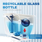 Vacplus Toilet Bowl Cleaners - 6 Pack, Automatic Long-Lasting Toilet Cleaner Bottles, Easy-to-Use & Powerful Cleaning