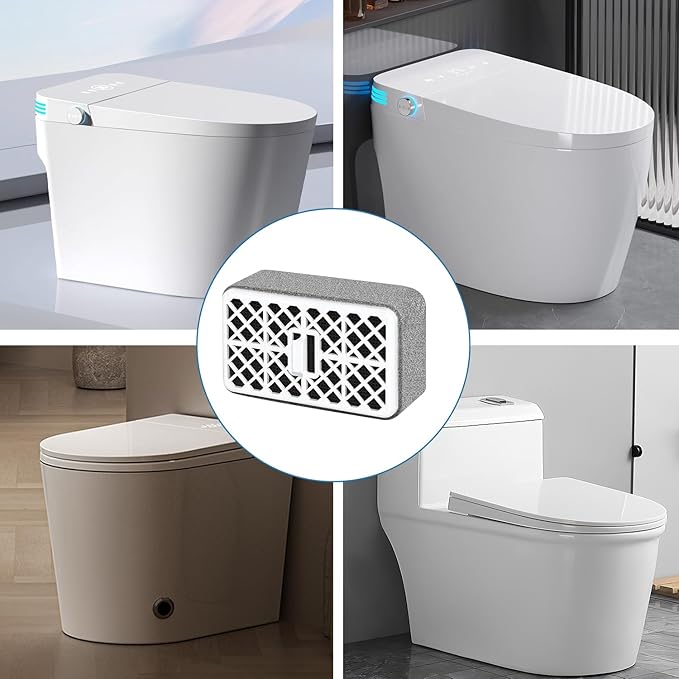 Deodorizer Filter for Toto THU6474-01/THU6474#01 THU6072, For Washlet S550E C5 C2 SW3074 SW3054T40 SW3056T40, Bathroom Toilet Carbon Air Filter, Deodorizing Cartridge Parts (4 Pack)