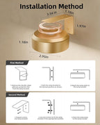 EZVALO Picture Lights for Wall with Charging Station, Rechargeable Battery Magnetic Poster Lights with 3 Color Temps & 12 RGB, Remote Dimmable Timer Light, Wall Decor Light for Art Display (6 Pack)