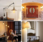 ST19/ST58 LED Edison Bulbs, Warm White 2700K Vintage Light Bulbs, E26 6W Led Bulb Dimmable 600LM, Antique Decorative Filament LED Bulb for Bedroom Office Fan Lights Ceiling Fixtures 12 Pack