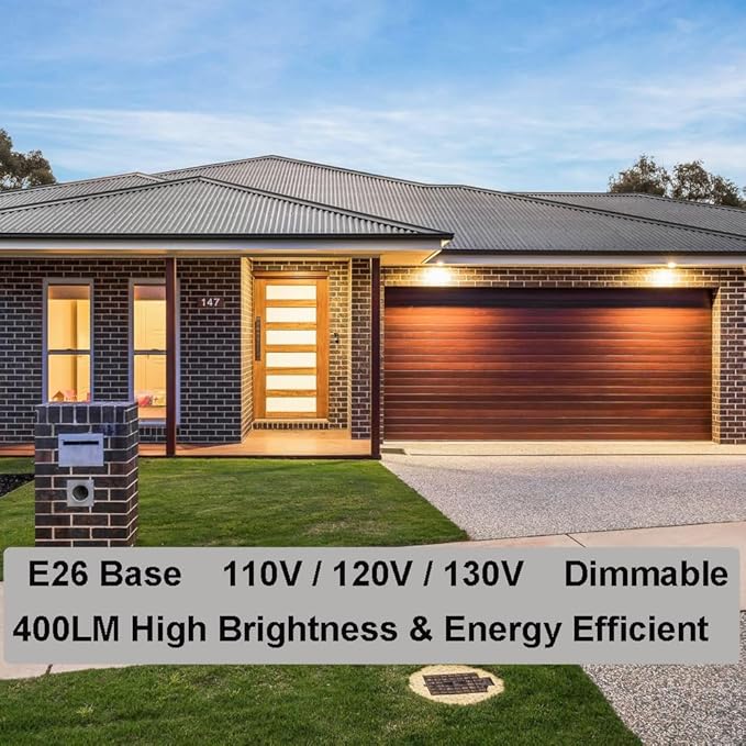 Vinaco PAR30 Flood Light 39W, 6 Pack High Brightness 400LM PAR30 Halogen Long Neck Dimmable,PAR30L Flood 39 Watt 3000K Warm White, Long Lasting PAR30 39W 120V Flood Long Neck with E26 Base