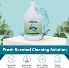 Steam & Go Demineralized Water - Multi-Surface Cleaning Solution for Steam Mop, Ready-to-Use Floor Cleaner, No PVC, Ideal for Home & Office, Compatible w/Any Mop - Eucalyptus Mint, 128oz, Pack of 1